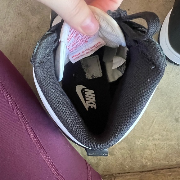 Nike Black and White High-Top Sneakers - Picture 8 of 8